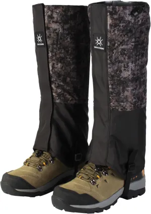 2 Pairs Adjustable Outdoor Snow Gaiters for Men and Women, Waterproof, Breathable Sand and Snow Protection for Hiking and Desert Activities