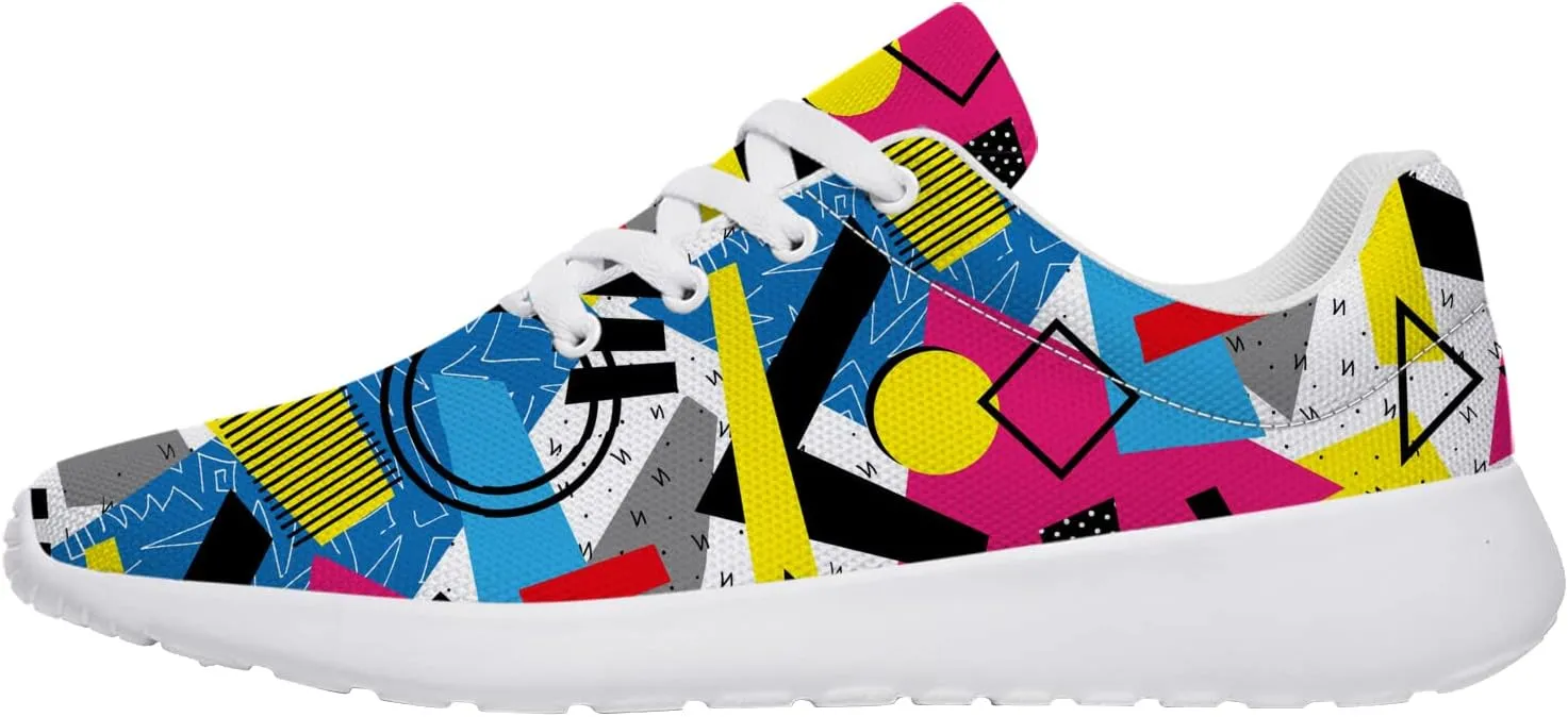 80s 90s Shoes Womens Mens Running Shoes Ultra Lightweight Athletic Sneakers Tennis Walking Shoes Gifts for Her,Him