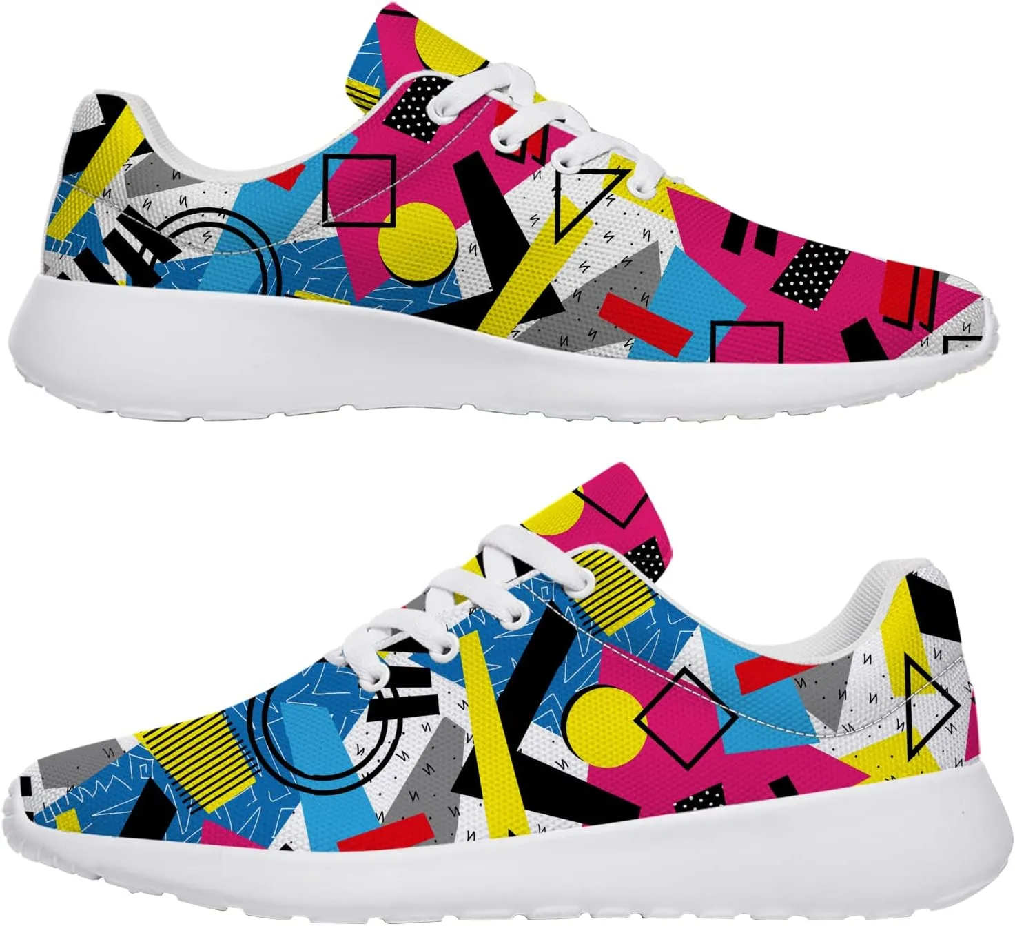 80s 90s Shoes Womens Mens Running Shoes Ultra Lightweight Athletic Sneakers Tennis Walking Shoes Gifts for Her,Him