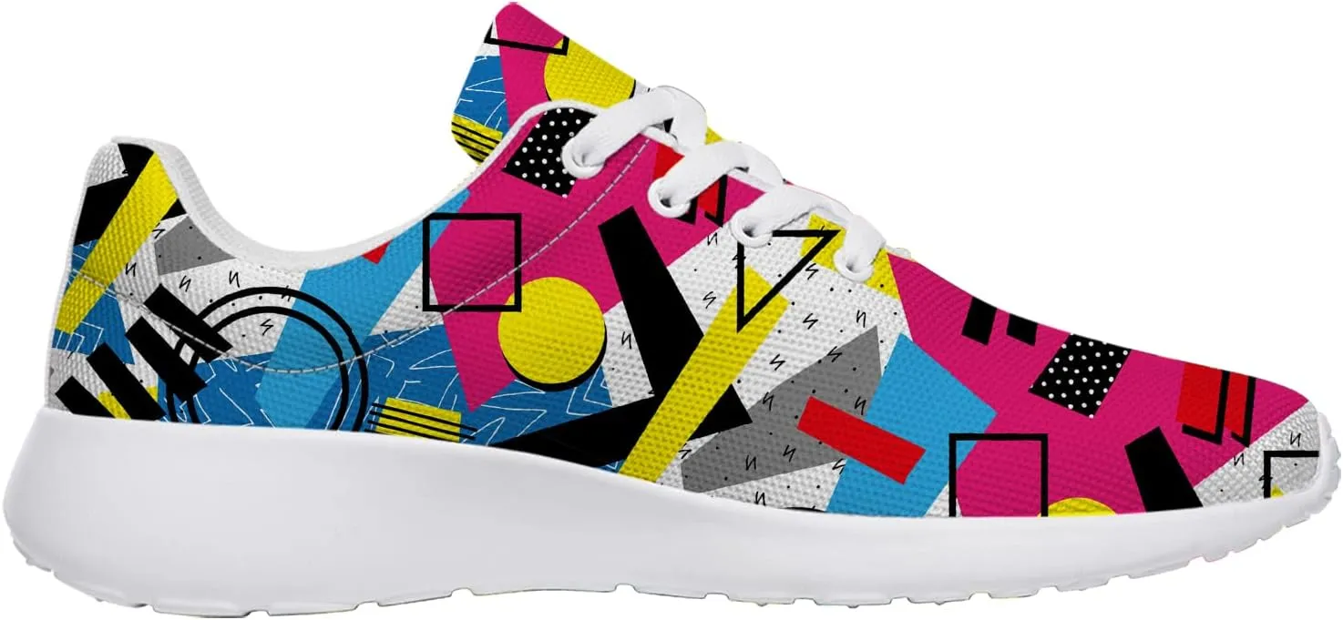 80s 90s Shoes Womens Mens Running Shoes Ultra Lightweight Athletic Sneakers Tennis Walking Shoes Gifts for Her,Him