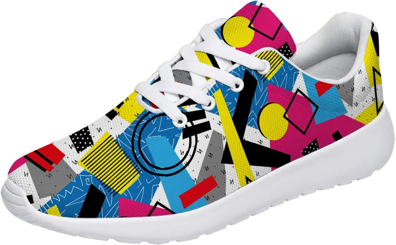 80s 90s Shoes Womens Mens Running Shoes Ultra Lightweight Athletic Sneakers Tennis Walking Shoes Gifts for Her,Him