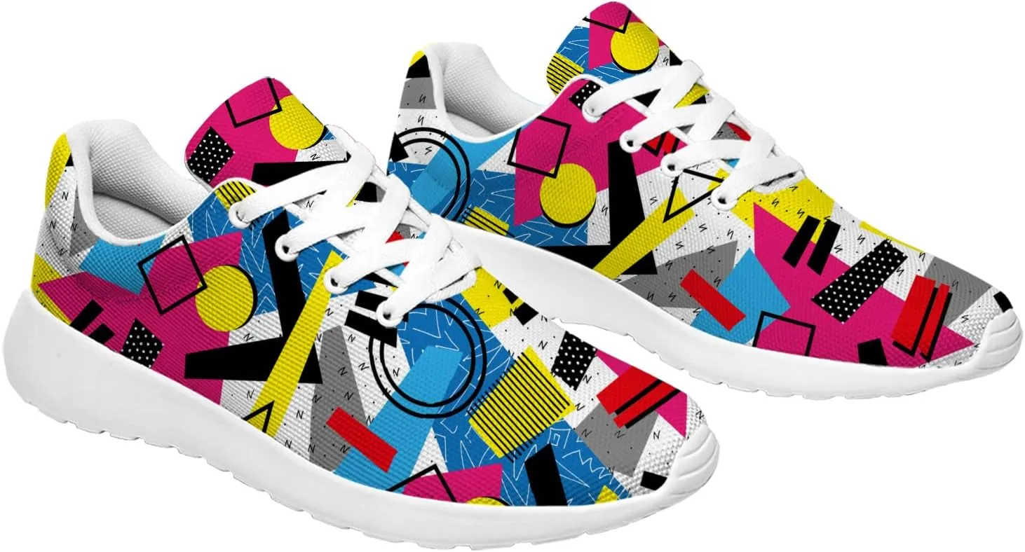 80s 90s Shoes Womens Mens Running Shoes Ultra Lightweight Athletic Sneakers Tennis Walking Shoes Gifts for Her,Him