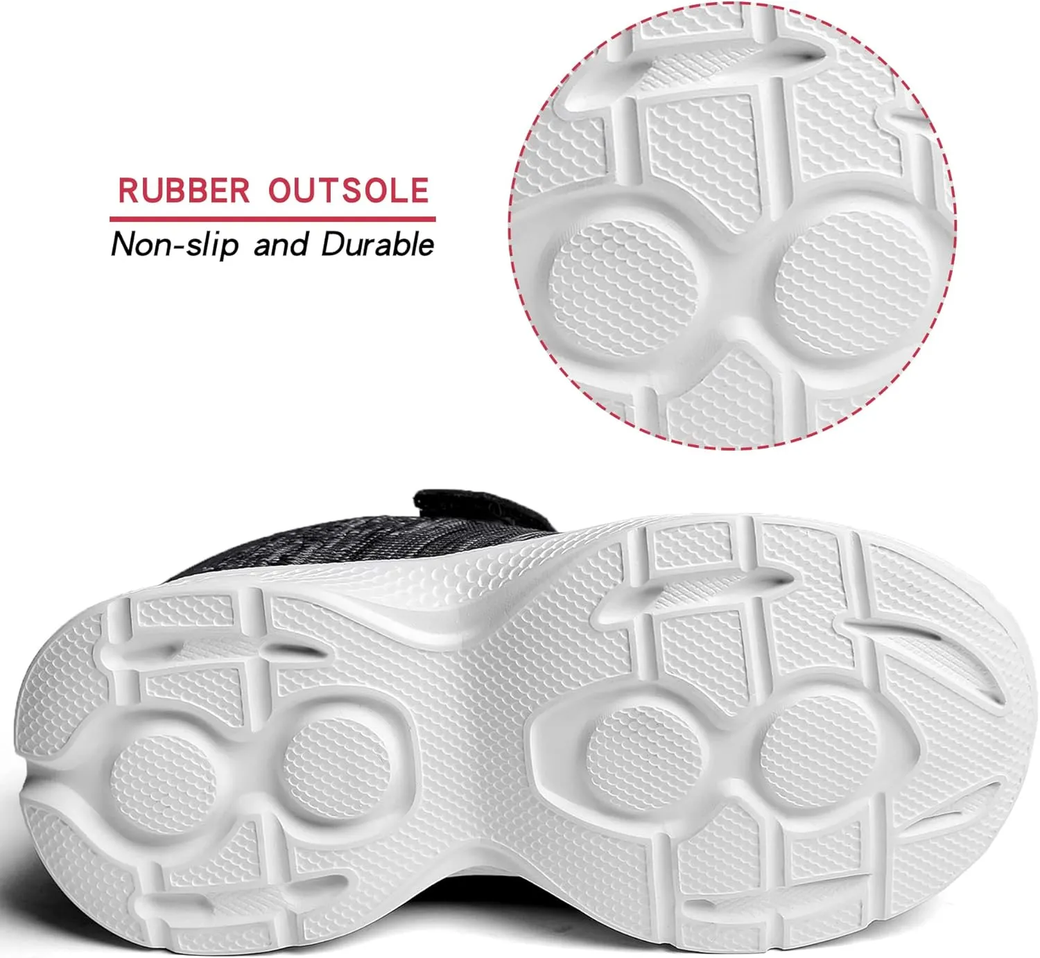 adituo Toddler/Little Kid Boys Girls Lightweight Breathable Sneakers Strap Athletic Runing Walking Sports Shoes