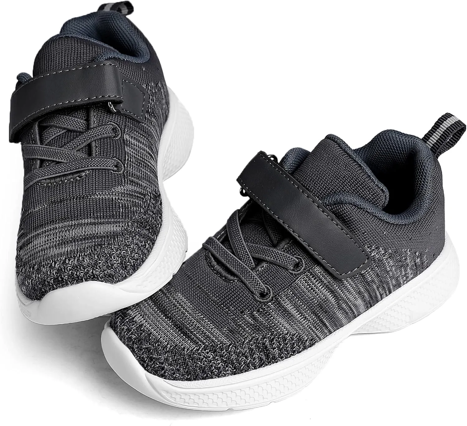 adituo Toddler/Little Kid Boys Girls Lightweight Breathable Sneakers Strap Athletic Runing Walking Sports Shoes