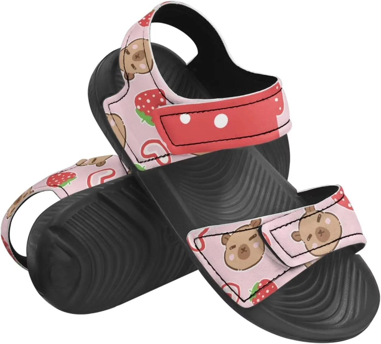 andals for Kids Girls Summer Shoes Causal Sport Athletic Outdoor Sandals with Adjustable Strap EVA Flat Shoes for Summer