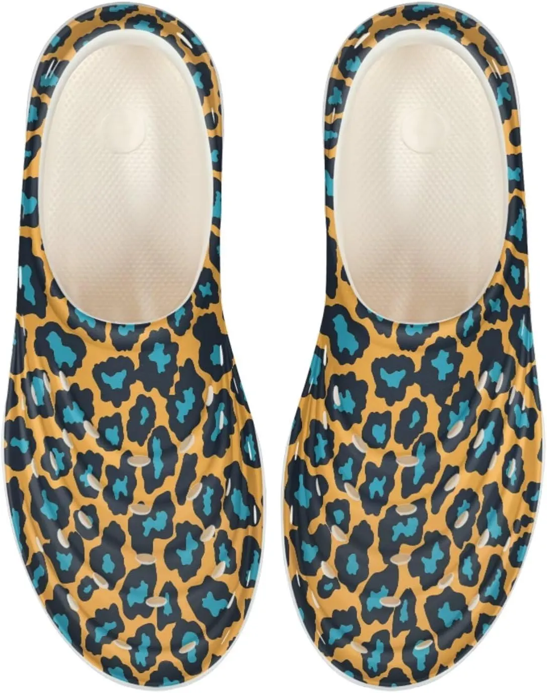 Animal Print Water Shoes for Girls Boys Kids Swim Beach Sandals Breathable for Outdoor Water Sports Pool