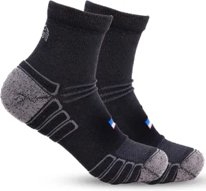 Ankle Work Socks – Sweat-Wicking, Durable Wool Socks for Long Shifts – Up to 6" Boots – Made in USA