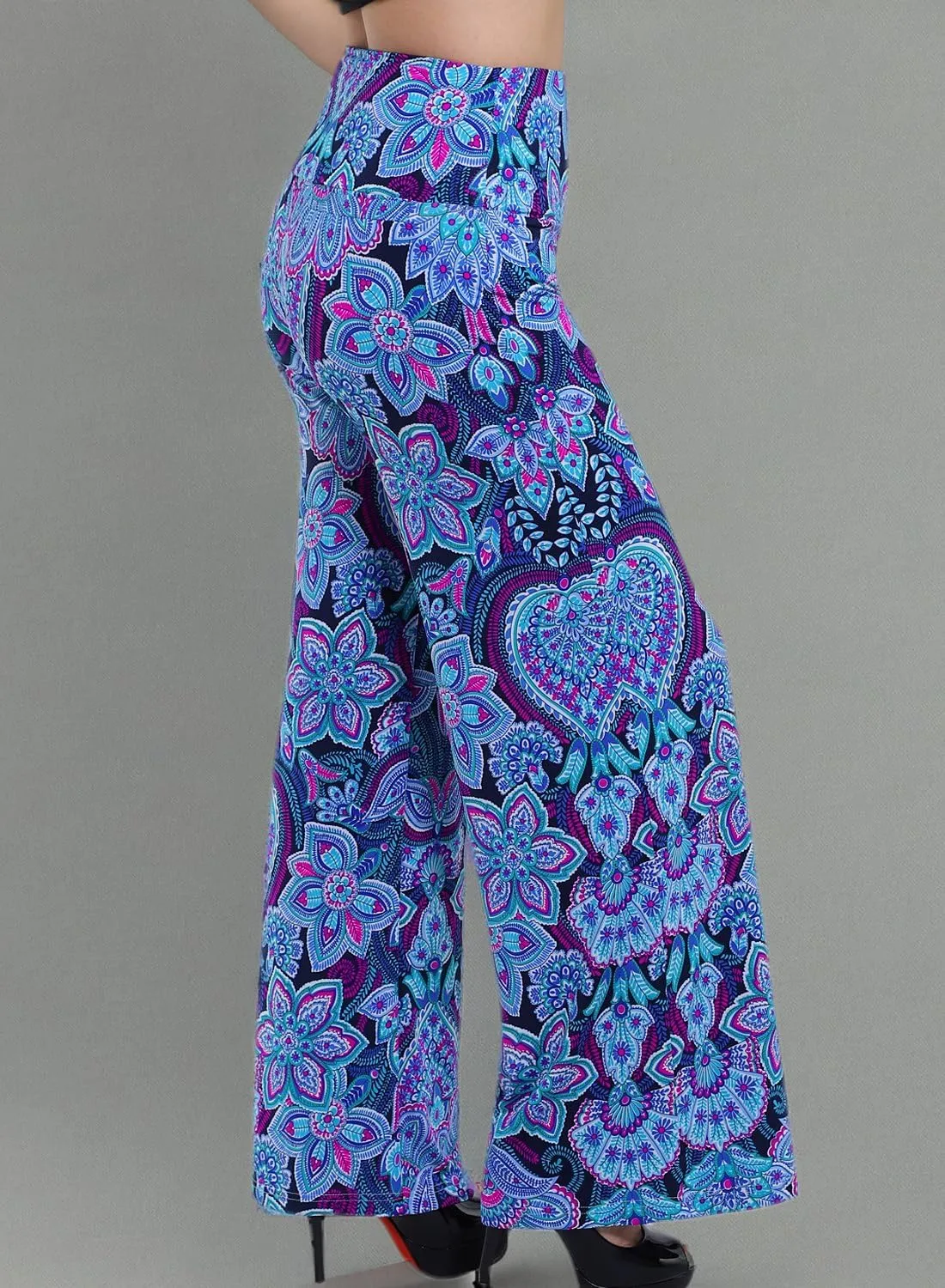 Arolina Women's Stretchy Wide Leg Palazzo Lounge Pants Casual Comfy High Waist Palazzo Pants