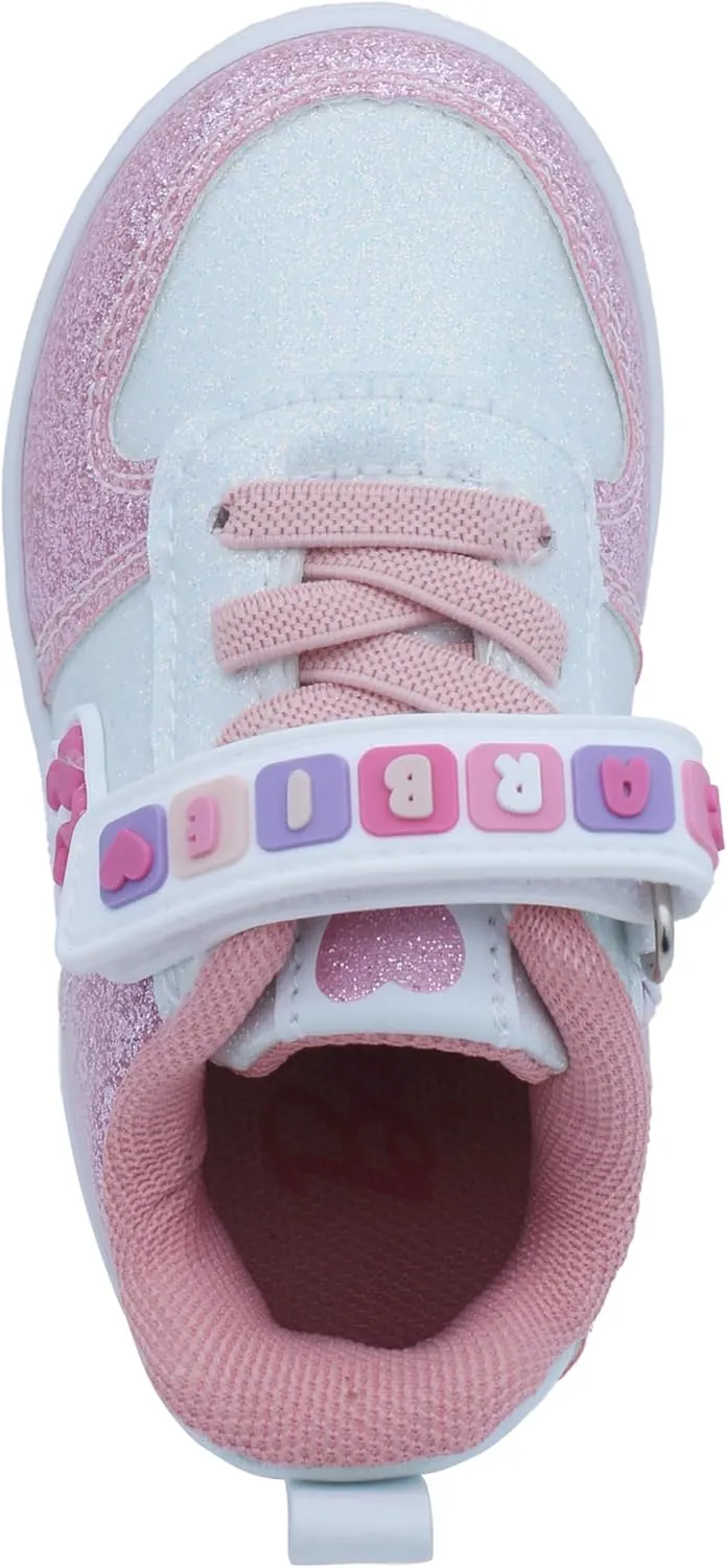 Barbie Toddler Girls' Glitter Sneakers