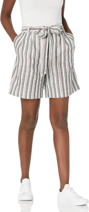 BCBGeneration Women's High Waisted Short with Tie Belt