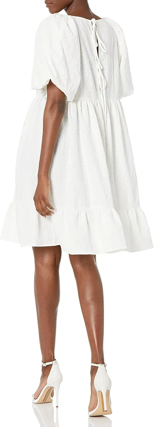BCBGeneration Women's Puff Sleeve Babydoll Dress