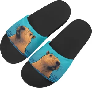 Binienty Funny Slippers for Adults Sandals Unisex Non Slip Quick Drying Shower Slides Bathroom Shoes