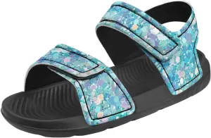 Bling Bling Sandals for Kids Girls US 5 Fashion Summer Dress Shoes Princess Beach Water Shoes Adjustable Outdoor Sport Hiking Sandals