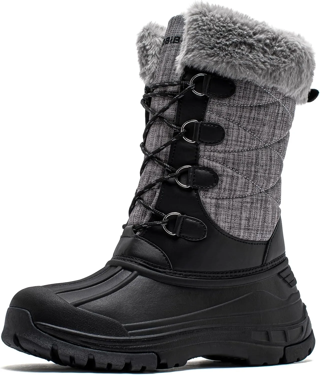 BODATU Boys Snow Boots Outdoor Waterproof Winter Kids Shoes