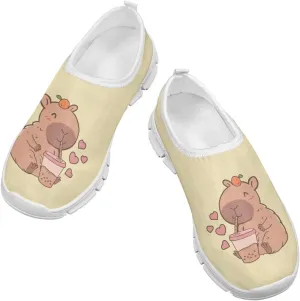 Boys Tennis Shoes Breathable Kid Slip On Sneakers for Outdoor Travel