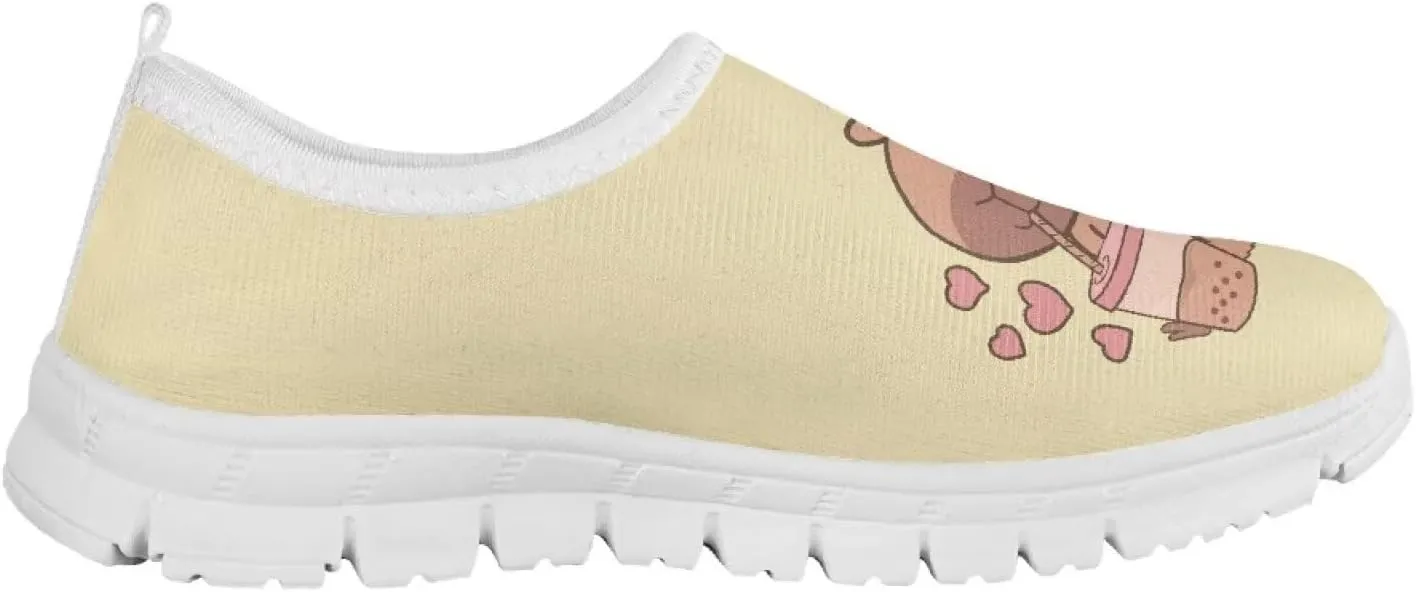 Boys Tennis Shoes Breathable Kid Slip On Sneakers for Outdoor Travel