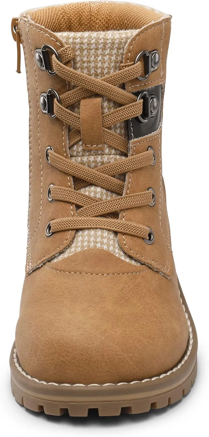 Bruno Marc Boys Girls Ankle Boots Side Zipper Outdoor Comfort Autumn Winter Boots(Toddler/Little Kid/Big Kid)