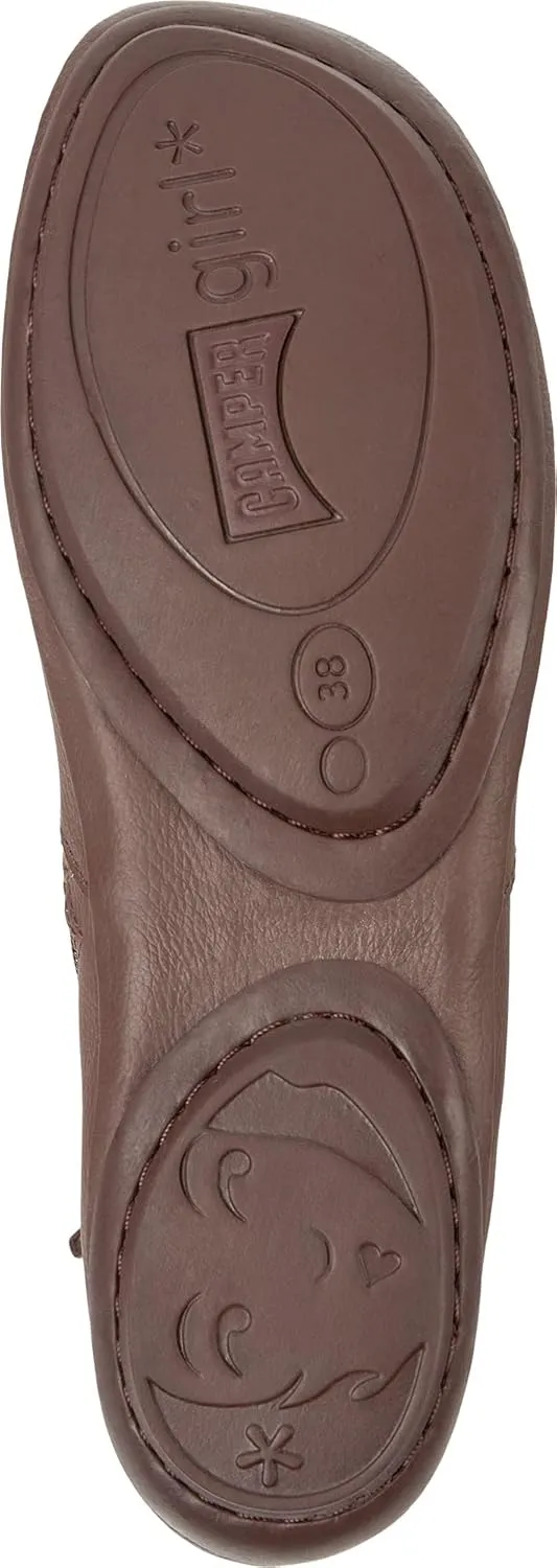 Camper Right Ankle Boots for Women - Ultra-Comfortable Lace-Up Leather Boots with EVA Comfort Footbeds, Breathable Lining & Flexible Rubber Outsole