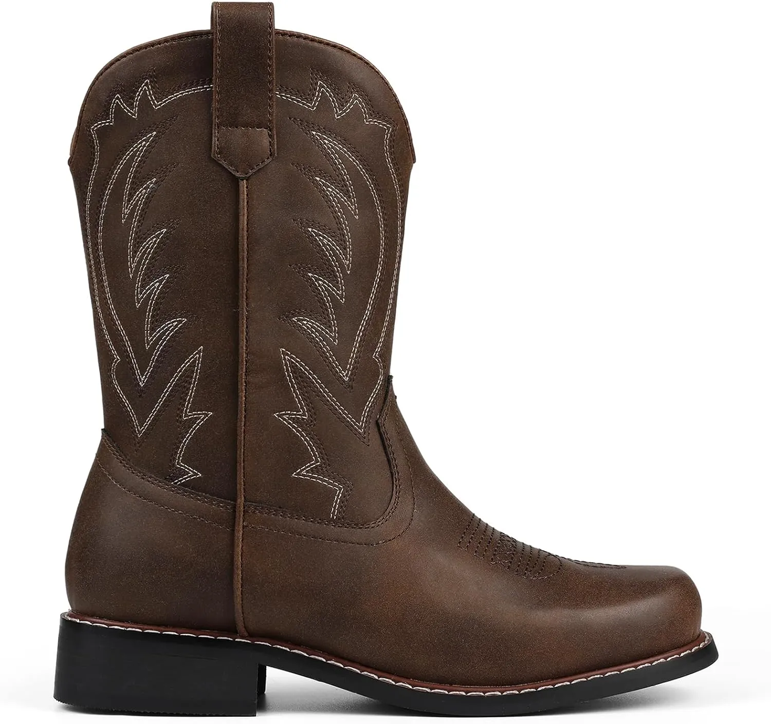 Celbreez Kids Cowboy Boots for Boys Girls Toddler Cwoboy Cowgril Western Boots Square Toe Mid Calf Riding Shoes Little Kid/Big Kid/Toddler