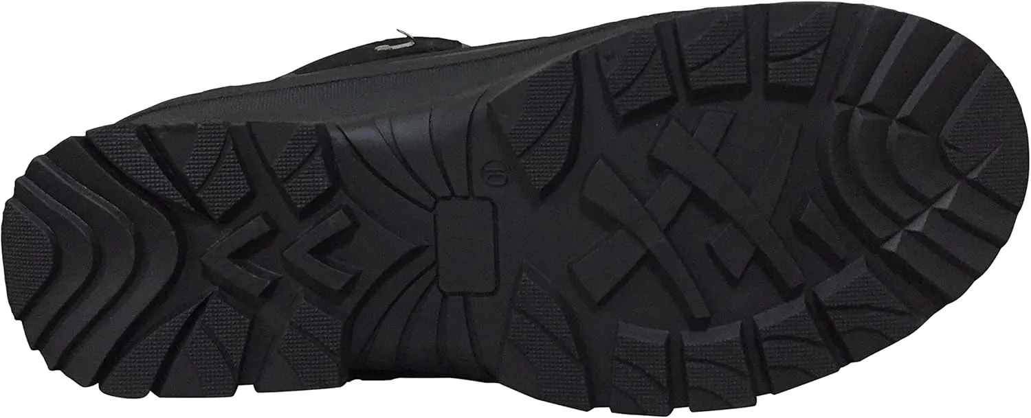 Climate X Mens YSC1 Winter Snow Boots Water Resistance Snow and Hiking, Black Brown