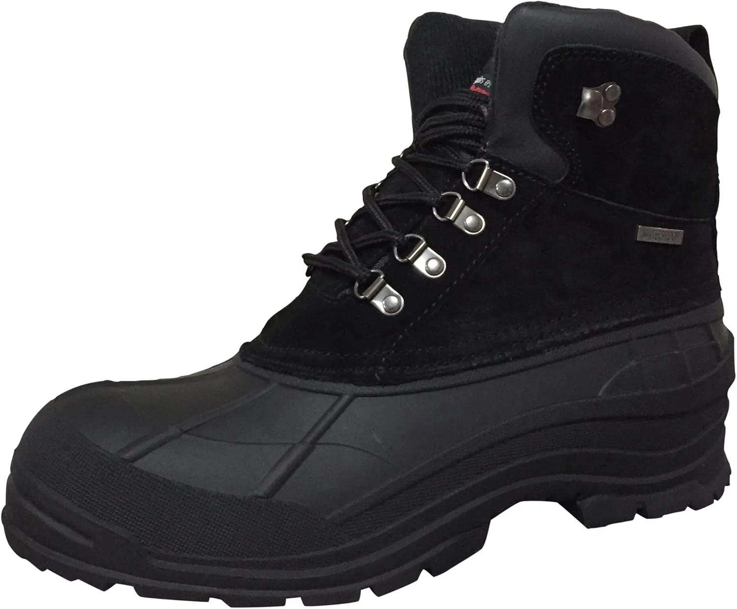 Climate X Mens YSC1 Winter Snow Boots Water Resistance Snow and Hiking, Black Brown