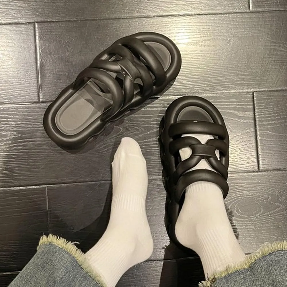 Cloud Slippers Pillow House Slippers for Women and Men|Non Slip Quick Drying Shower Slides Bathroom Sandals|Thick Sole|Indoor Or Outdoor