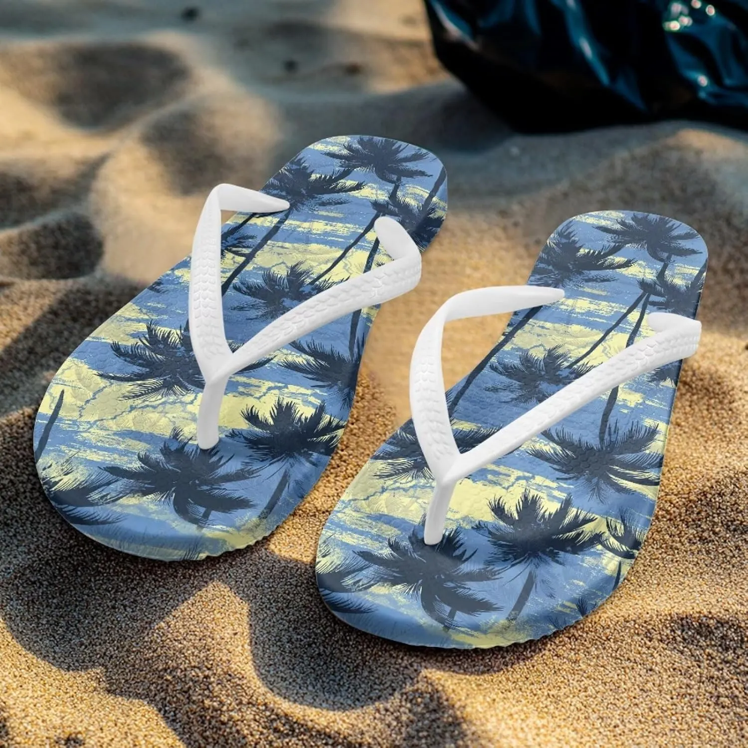 Coloranimal Flip Flops for Women Sandals Women Summer Beach Sandals Non Slip Shower Slippers Y Sandals Comfort Flip-Flops Slippers Thong Sandals