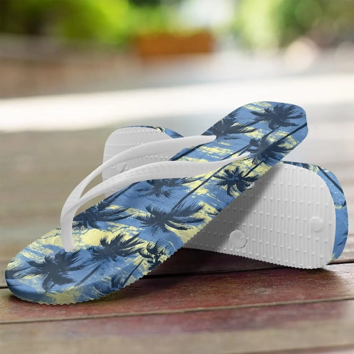 Coloranimal Flip Flops for Women Sandals Women Summer Beach Sandals Non Slip Shower Slippers Y Sandals Comfort Flip-Flops Slippers Thong Sandals