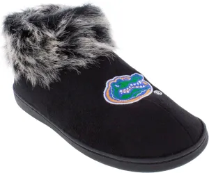 Comfy Feet Womens NCAA Faux Sheepskin Furry Top Indoor Outdoor Slippers
