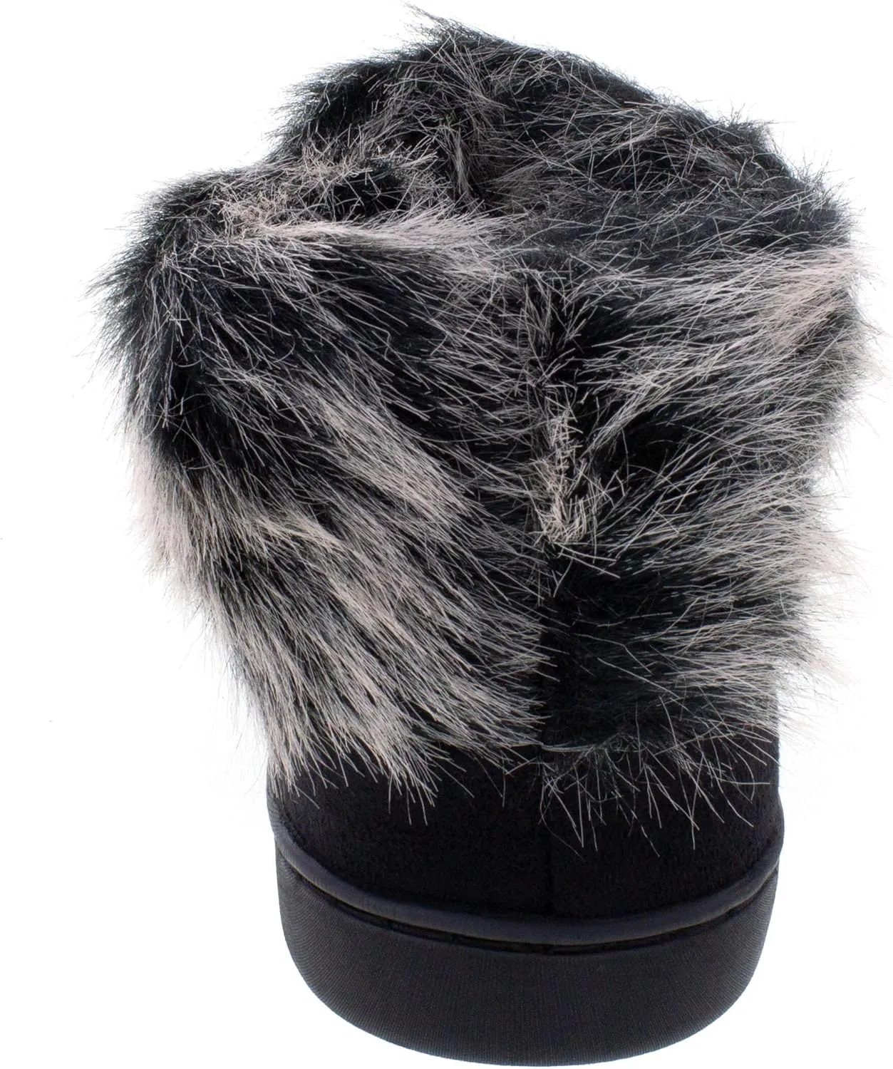 Comfy Feet Womens NCAA Faux Sheepskin Furry Top Indoor Outdoor Slippers