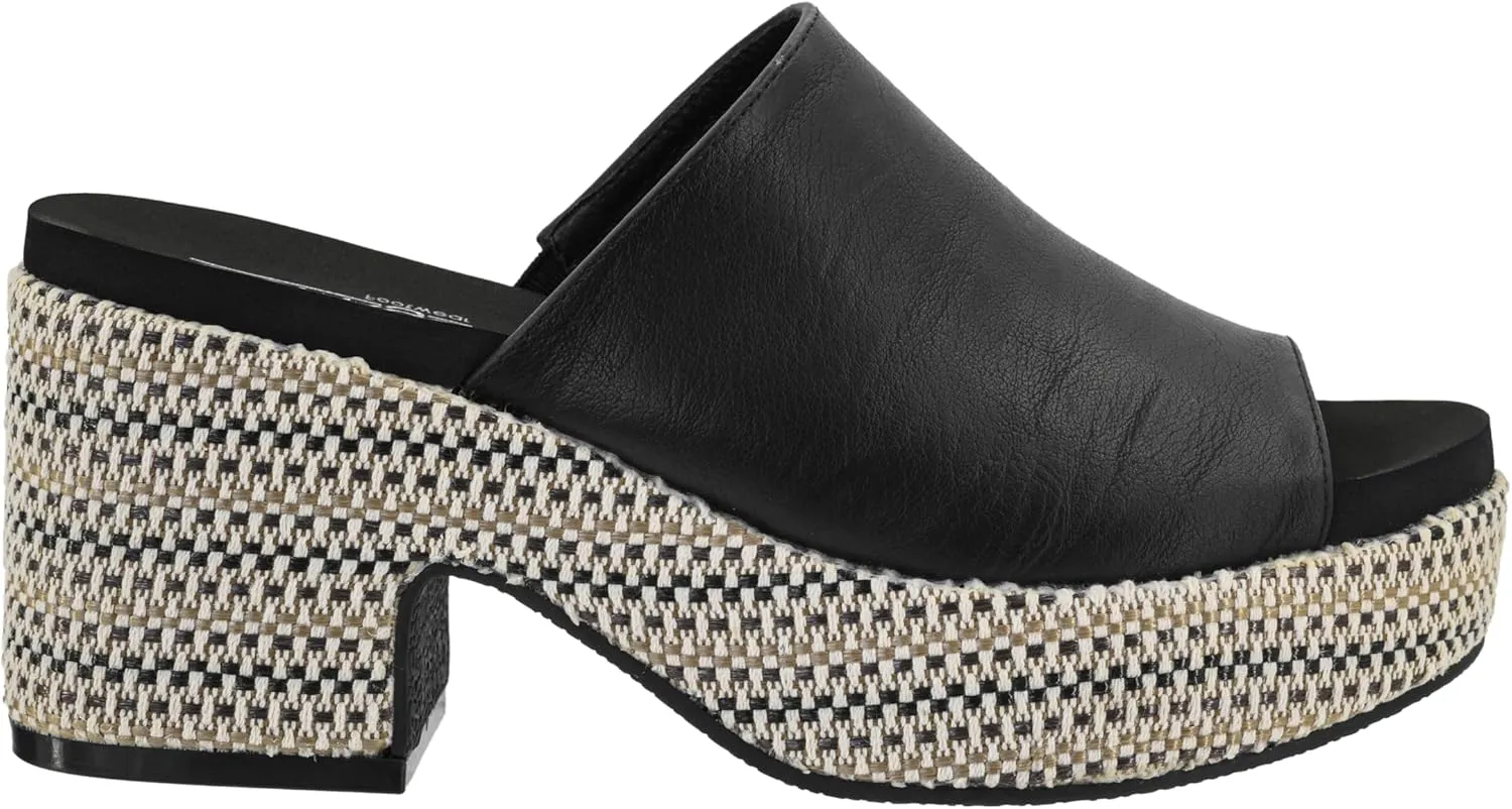 Corkys Footwear Totally Buggin Heeled Sandal - With A 3.25-Inch heel And 1-Inch platform, Chunky Heel, Slip-on Comfort, EVA Insole, and a Stylish Raffia Outsole