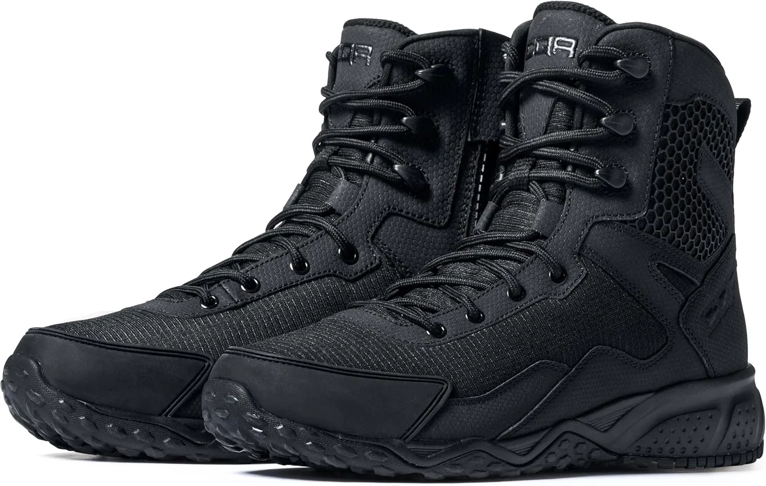CQR Men's Military Tactical Boots, Lightweight 6 Inches Hiking Combat Boot Durable Breathable Outdoor Work Motorcycle Footwear