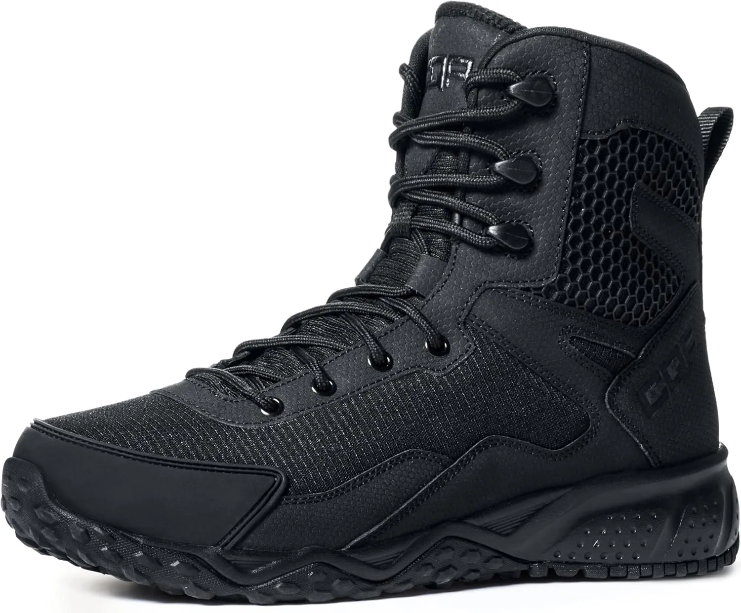 CQR Men's Military Tactical Boots, Lightweight 6 Inches Hiking Combat Boot Durable Breathable Outdoor Work Motorcycle Footwear