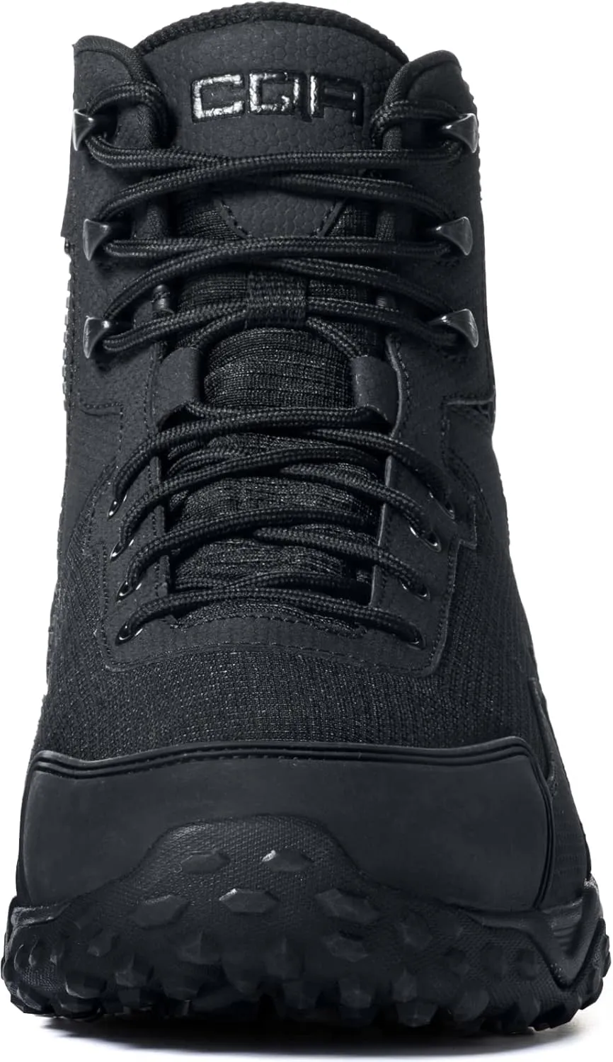 CQR Men's Military Tactical Boots, Lightweight 6 Inches Hiking Combat Boot Durable Breathable Outdoor Work Motorcycle Footwear