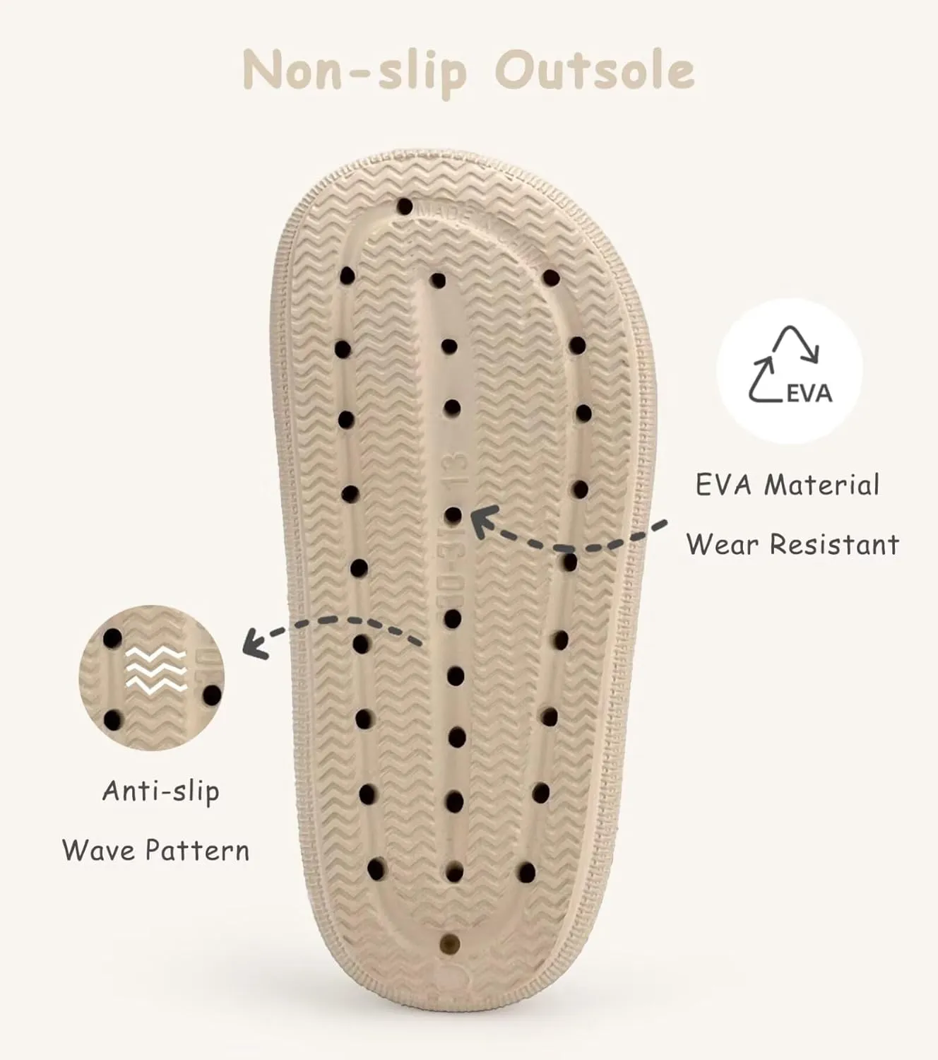 Cubufly Cloud Slides for Kids丨Boys Girls Shower Slippers Slip on Sandals丨Non-Slip Open Toe Pillow Slippers Sandals丨Quick Drying Summer Beach Pool Shoes