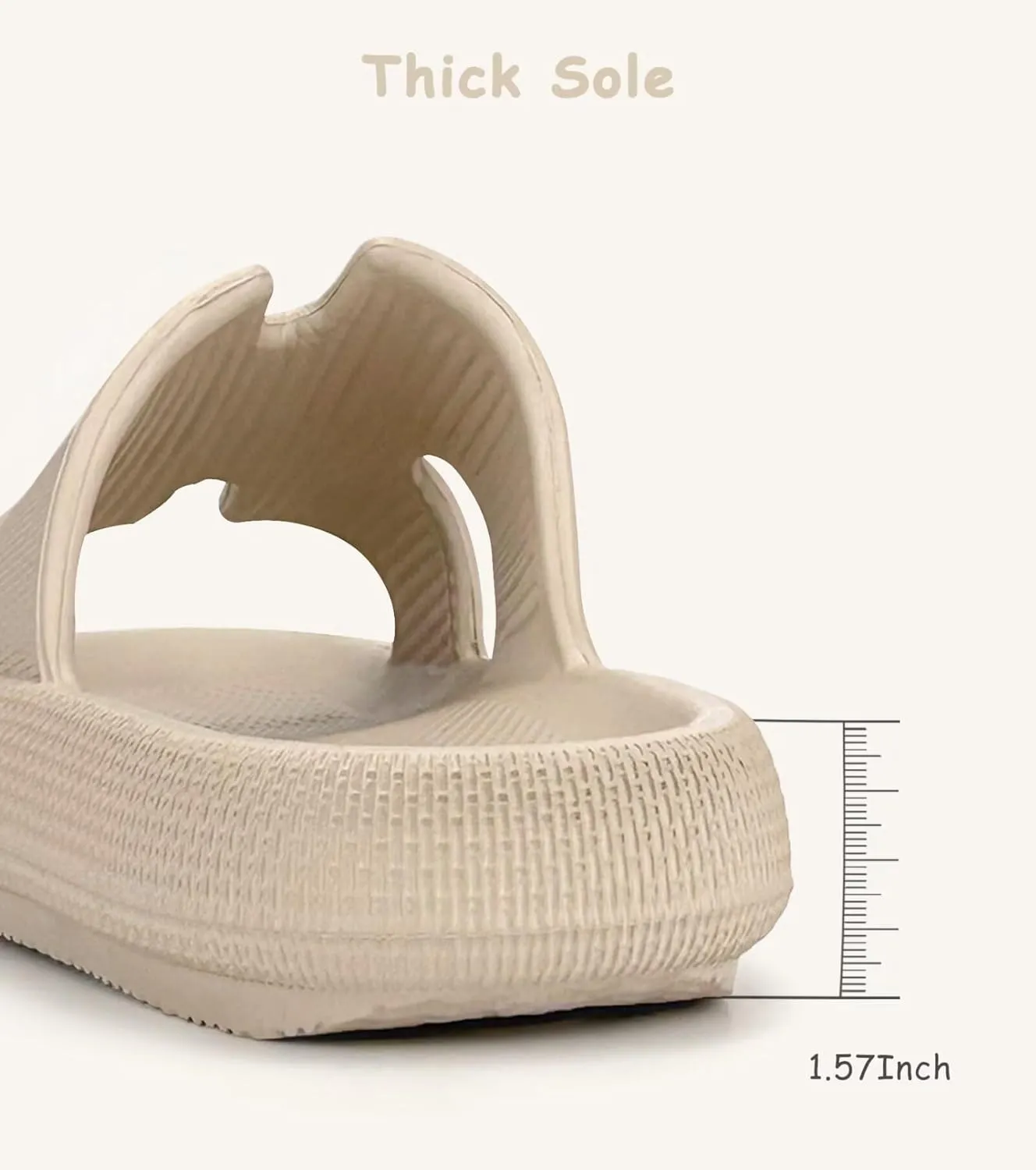 Cubufly Cloud Slides for Kids丨Boys Girls Shower Slippers Slip on Sandals丨Non-Slip Open Toe Pillow Slippers Sandals丨Quick Drying Summer Beach Pool Shoes