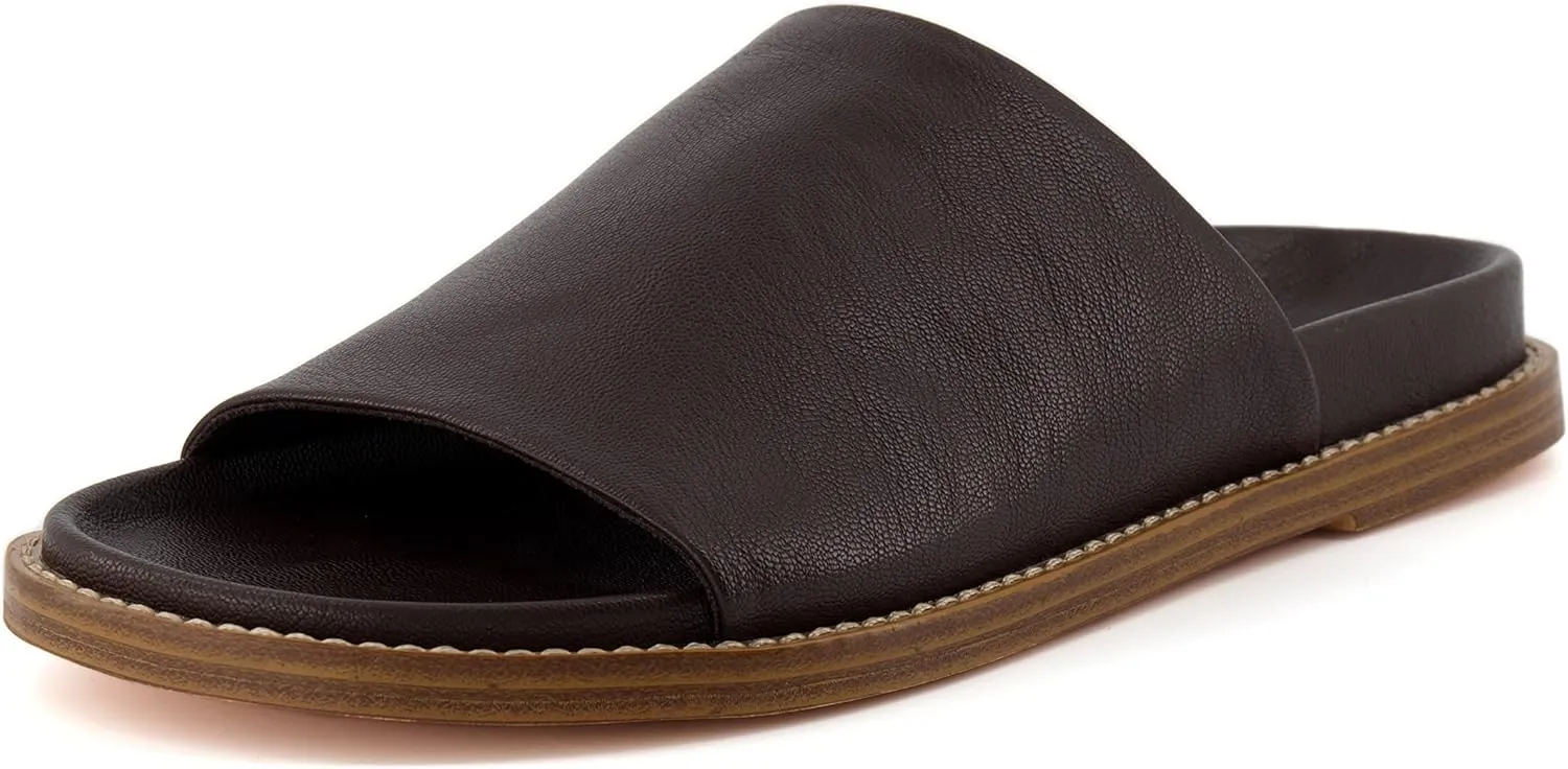 CUSHIONAIRE Women's Nugget one band footbed sandal with  Comfort, Wide Widths Available