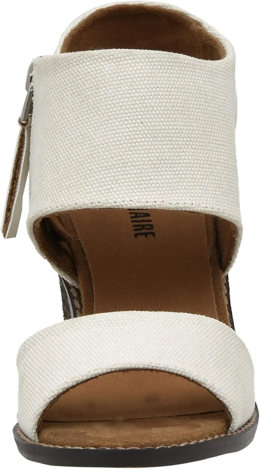 CUSHIONAIRE Women's Rosanna cut out sandal  Memory Foam and Wide Widths Available