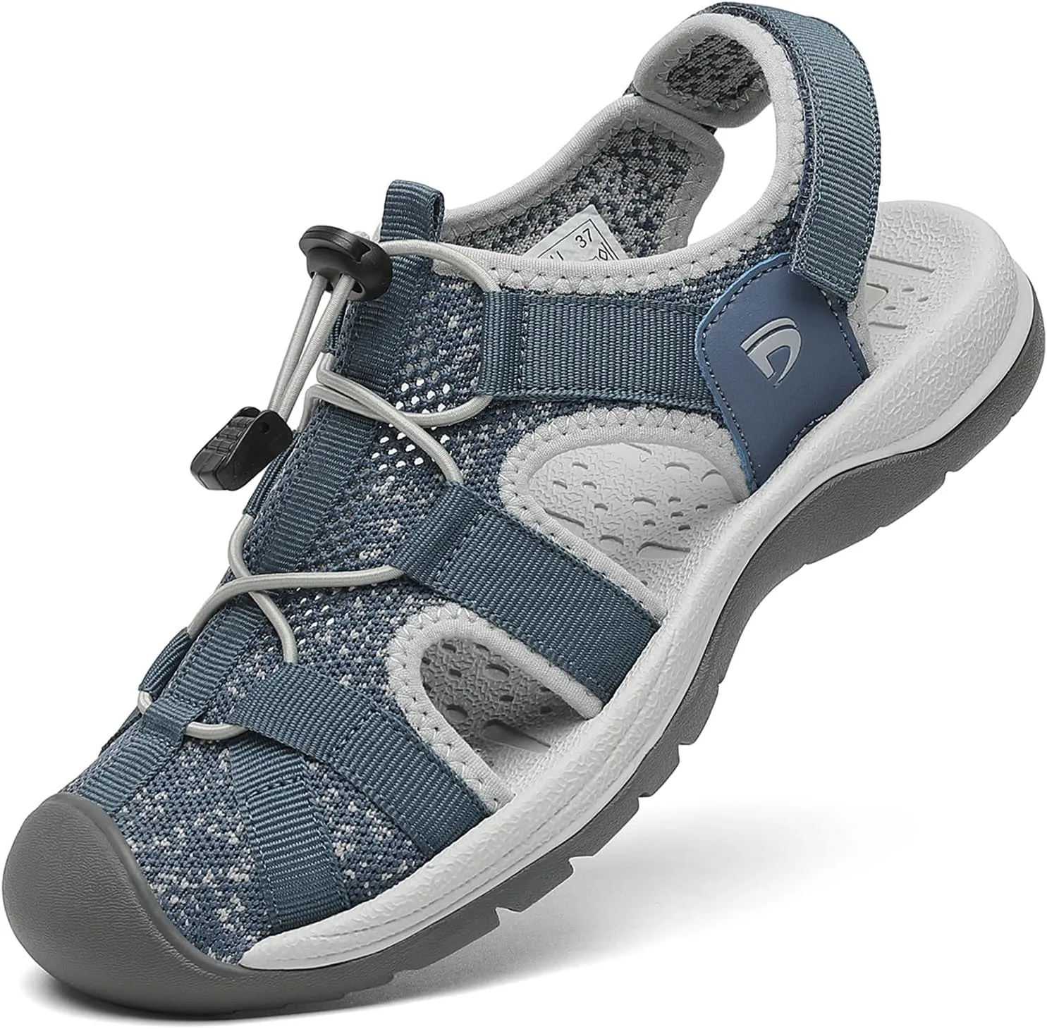 Dannto Women's Sport Sandals Close Toe Mesh Hiking Outdoor Athletic Casual Walking Sandals Water Shoes