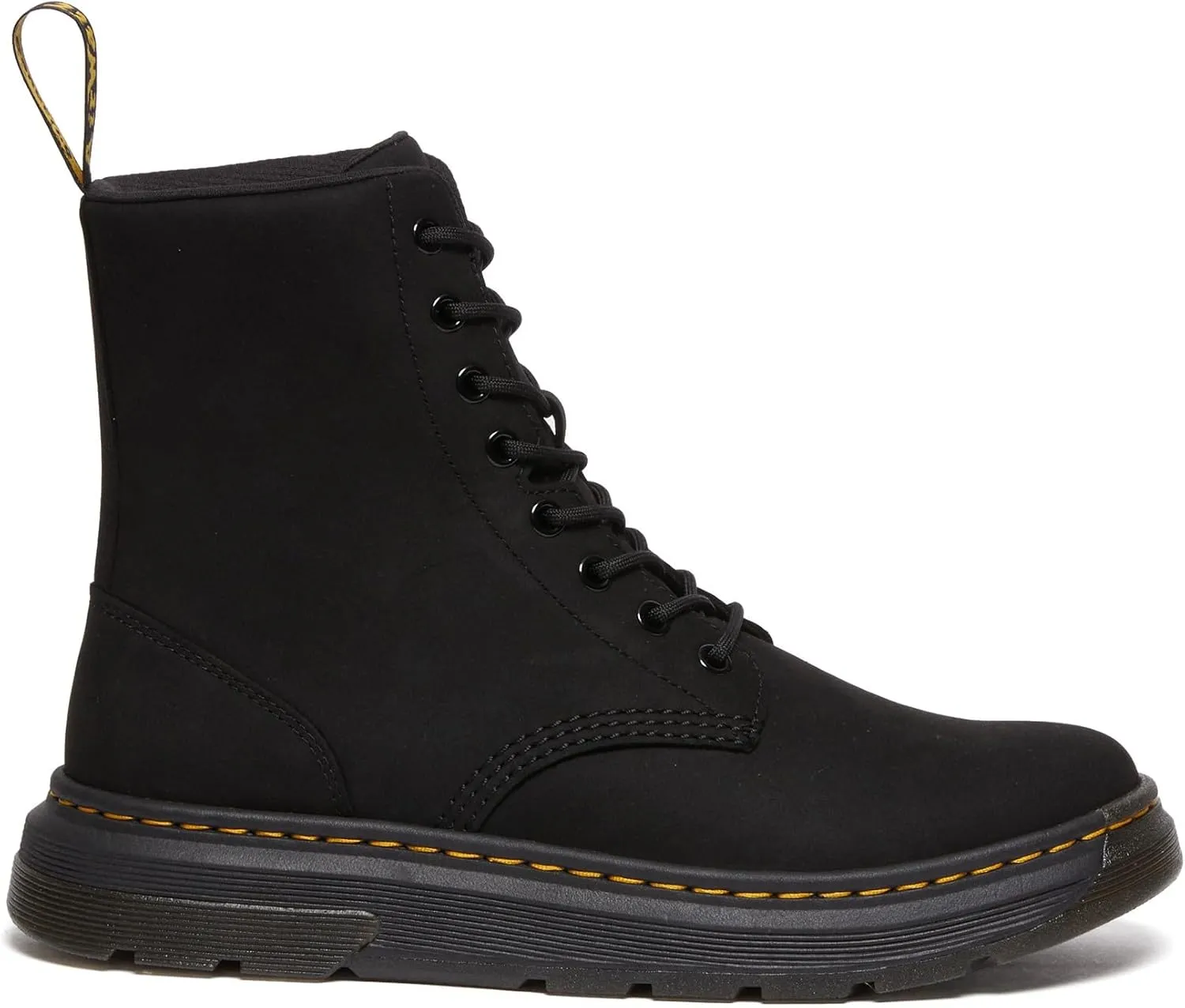 Dr. Martens Unisex Crewson Nubuck Leather Everyday Boots