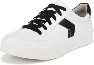 Dr. Scholl's Shoes Womens Madison Lace Sneaker Oxford White/Black Smooth 9.5 M