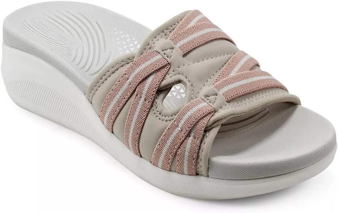 Easy Spirit Womens Wisher 2 Stretch Slide Sandals