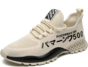 Ellniges]【Men's Athletic Sneakers Breathable Mesh Training Shoes Gym & Street Wear, Korean Fashion Autumn Collection, Comfort Technology Lightweight Walking Shoes