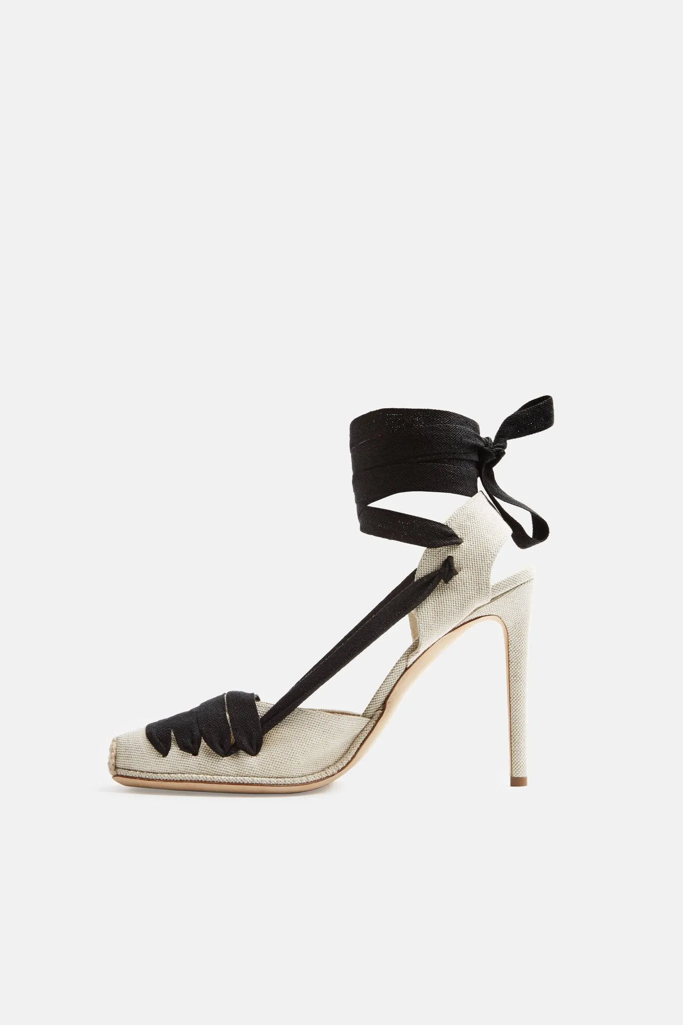 Espadrille D'Orsay- Almond