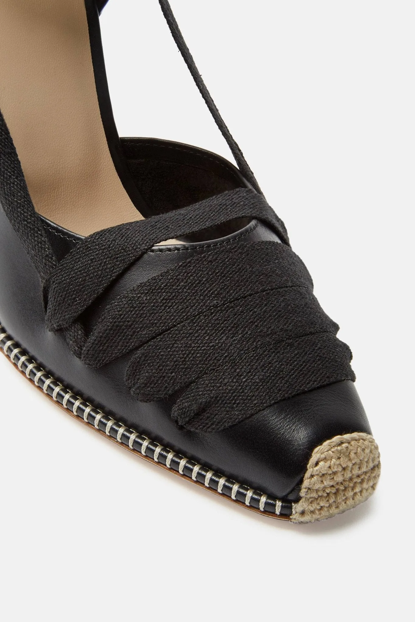 Espadrille D'Orsay - Black