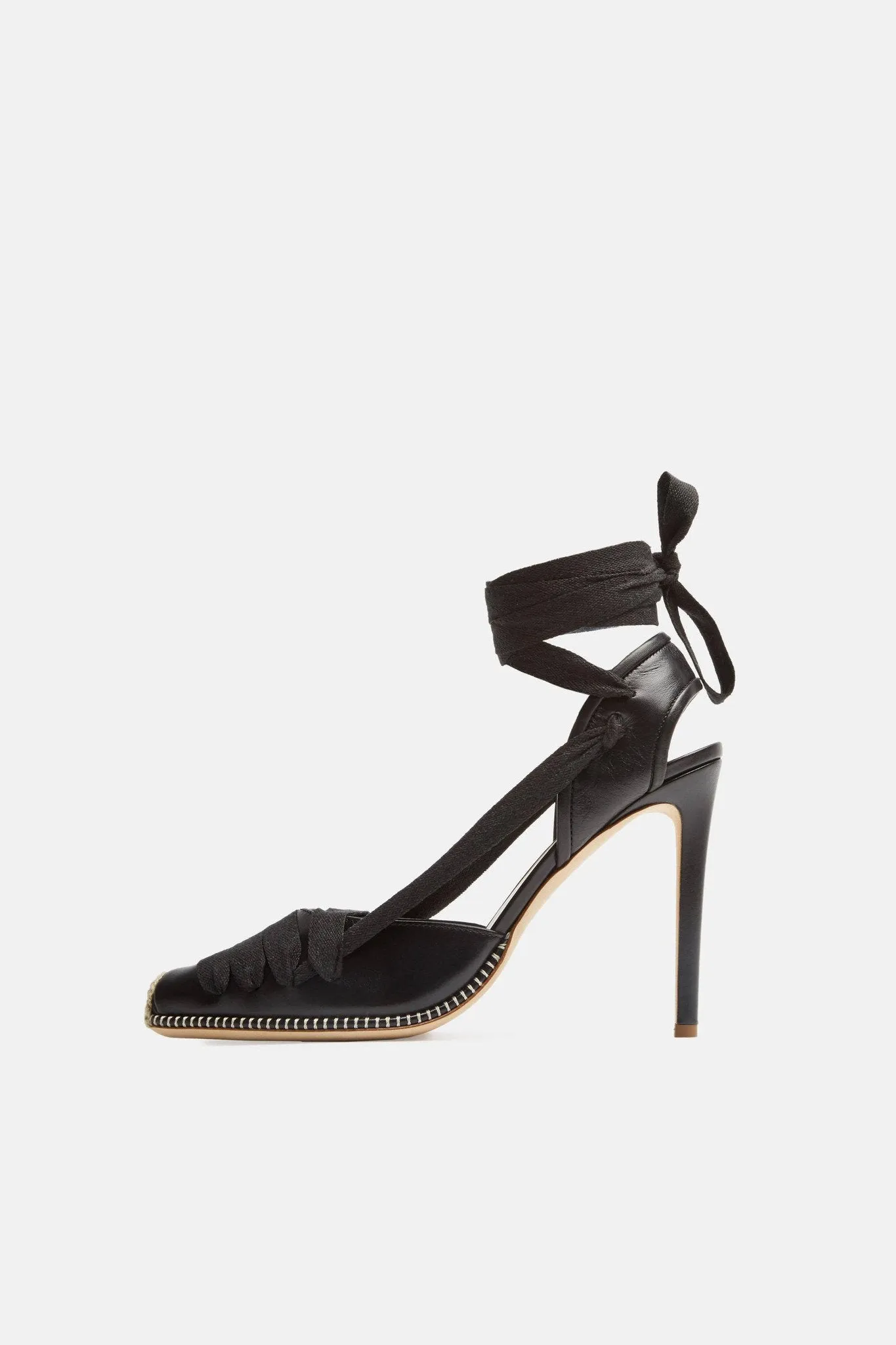 Espadrille D'Orsay - Black