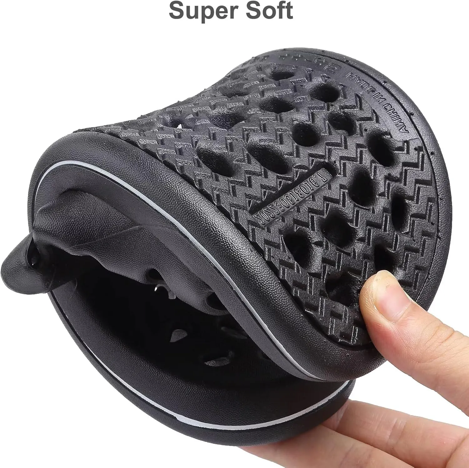 FINLEOO Shower Shoes for Women Men, Comfortable Arch Support Quick Drying Pool Slides, Non-Slip Beach Sandals Bathroom Travel College Dorm Shower Slippers