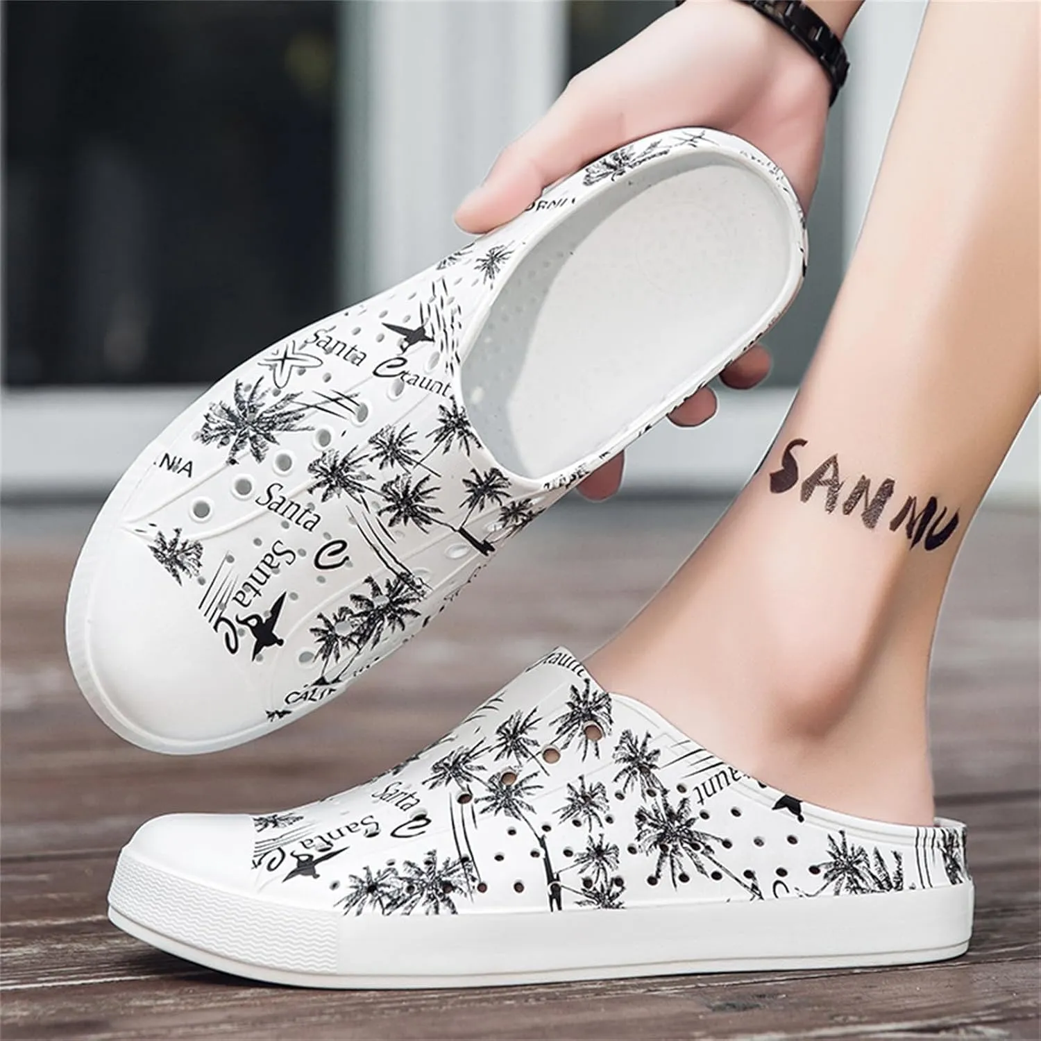FLIOZY Womens Mens Casual Garden Clogs Shoes Anti-Slip Breathable Lightweight Water Shoes Slippers Unisex Quick Drying Sandals