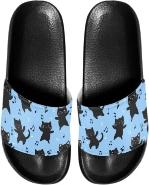 Footwear for Womens Open Toe Athletic Sandals Anti-Slip Sole Slide Sandals Pillow House Flat Shoes Comfoy