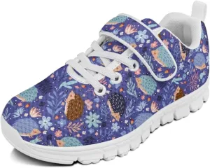 Forchrinse Happy Penguin Sneakers for Boys Girls Kids Tennis Sport Shoes Fashion Hook & Loop Animal Sneakers for Toddler Non Slip Athletic Running Walking Shoes Lightweight